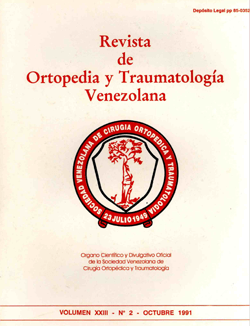 Revista Venezolana de Cirugía Ortopédica y Traumatología