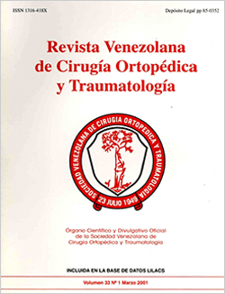 Revista Venezolana de Cirugía Ortopédica y Traumatología