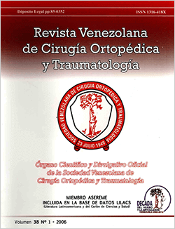 Revista Venezolana de Cirugía Ortopédica y Traumatología