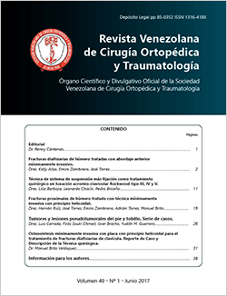 Revista Venezolana de Cirugía Ortopédica y Traumatología