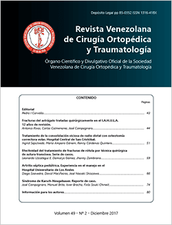 Revista Venezolana de Cirugía Ortopédica y Traumatología