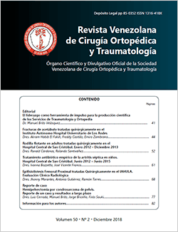 Revista Venezolana de Cirugía Ortopédica y Traumatología