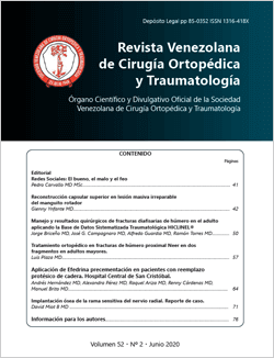 Revista Venezolana de Cirugía Ortopédica y Traumatología