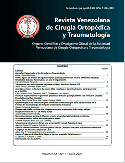 Revista Venezolana de Cirugía Ortopédica y Traumatología