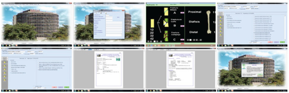 Figura 1. Base de Datos Sistematizada Traumatológica HICLINEL® versión 2.0.92