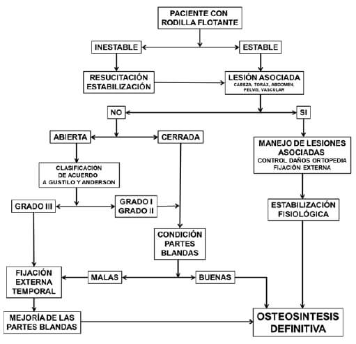 Gráfico 1. Algoritmo para el manejo de la RF
